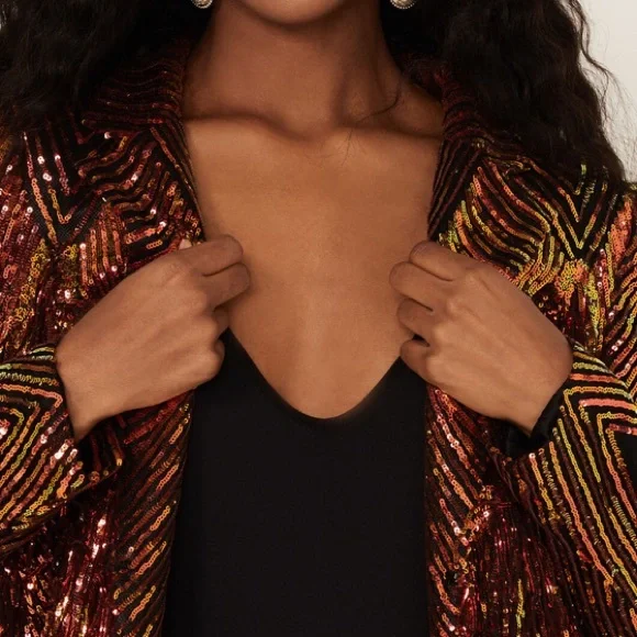 Any Old Iron Fringe Set - XL - NWT Includes Jacket and Shorts - Picture 11 of 11